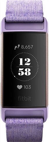 Fitbit charge 3 2025 rose gold lavender